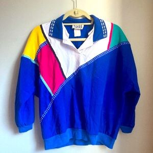 Vintage Retro 80's Windbreaker/Pullover